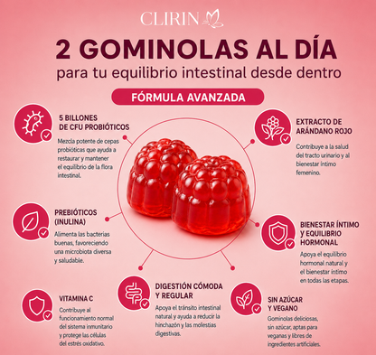 Clirin™ Gominolas Probióticas Equilibrio Intestinal
