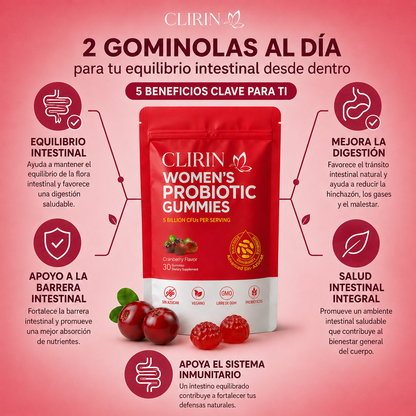 Clirin™ Gominolas Probióticas Equilibrio Intestinal
